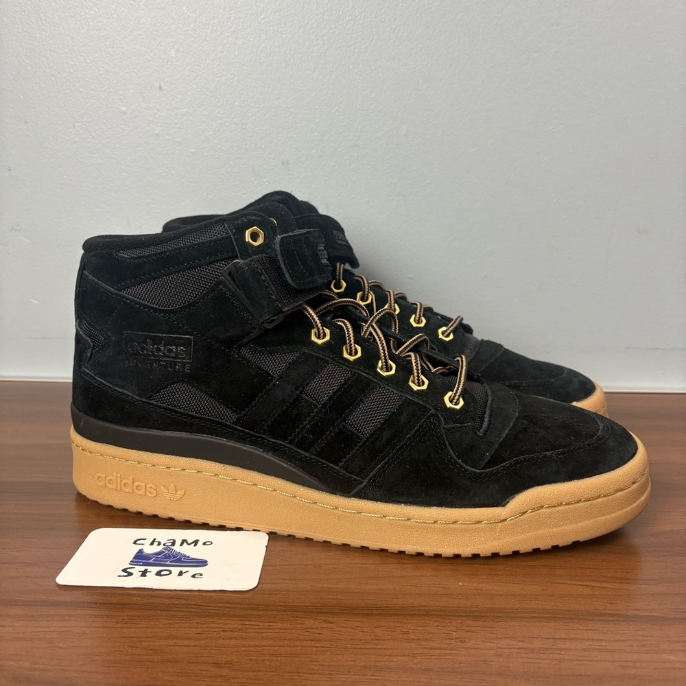 adidas Black and Tan Sneakers